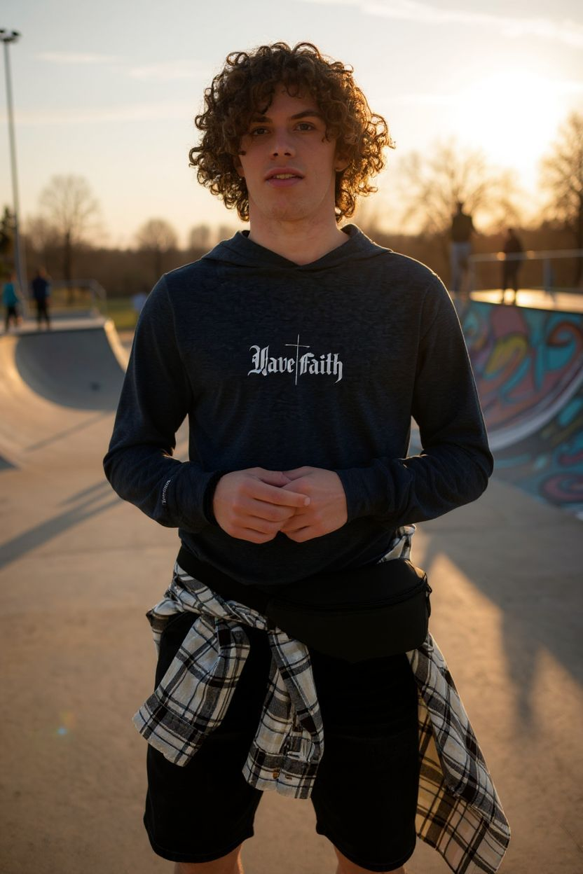 LiveLifeExotic "Child of God" Unisex Long Sleeve Hooded Shirt
