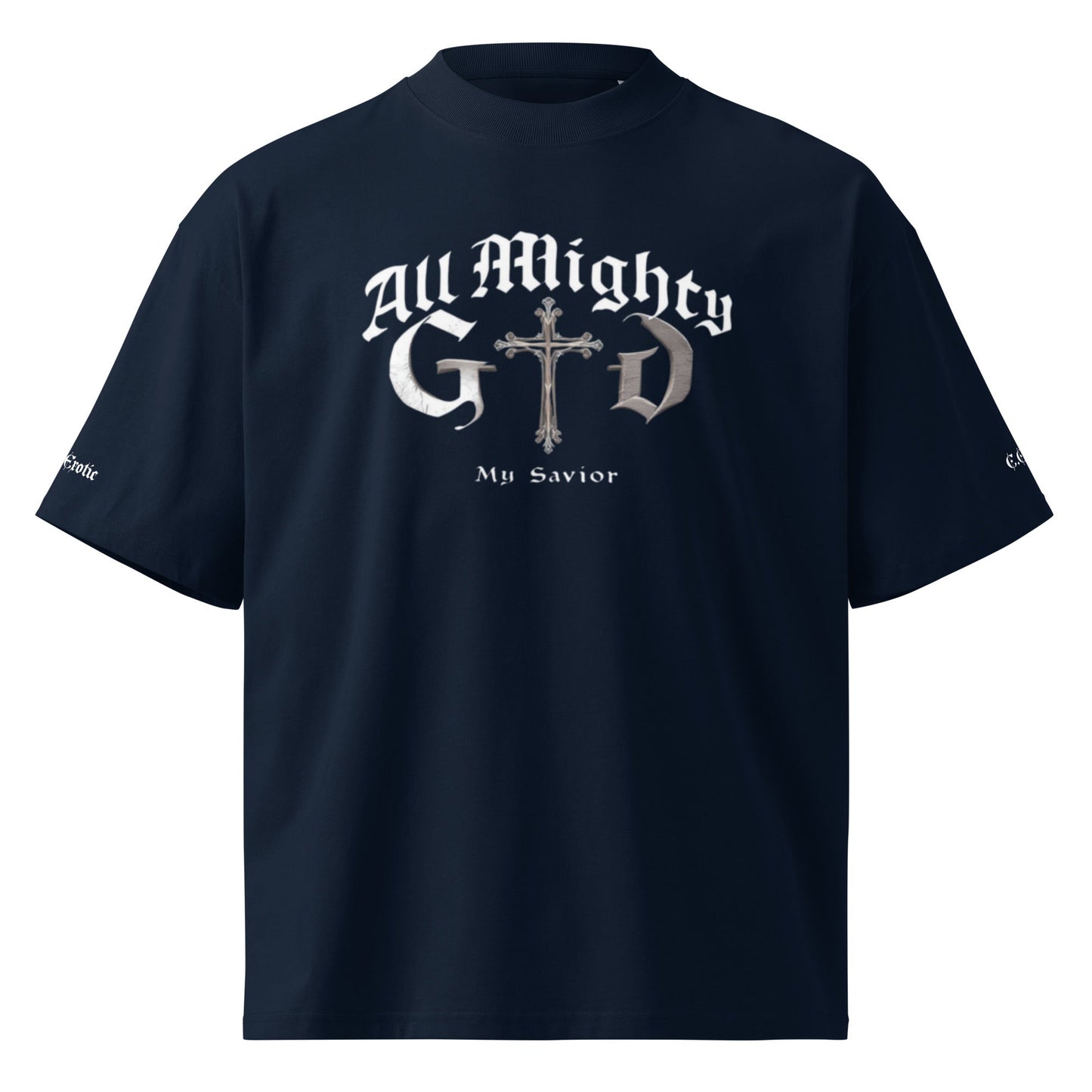 LiveLifeExotic "All Mighty God" Oversized unisex T-Shirt - Premium Organic Cotton