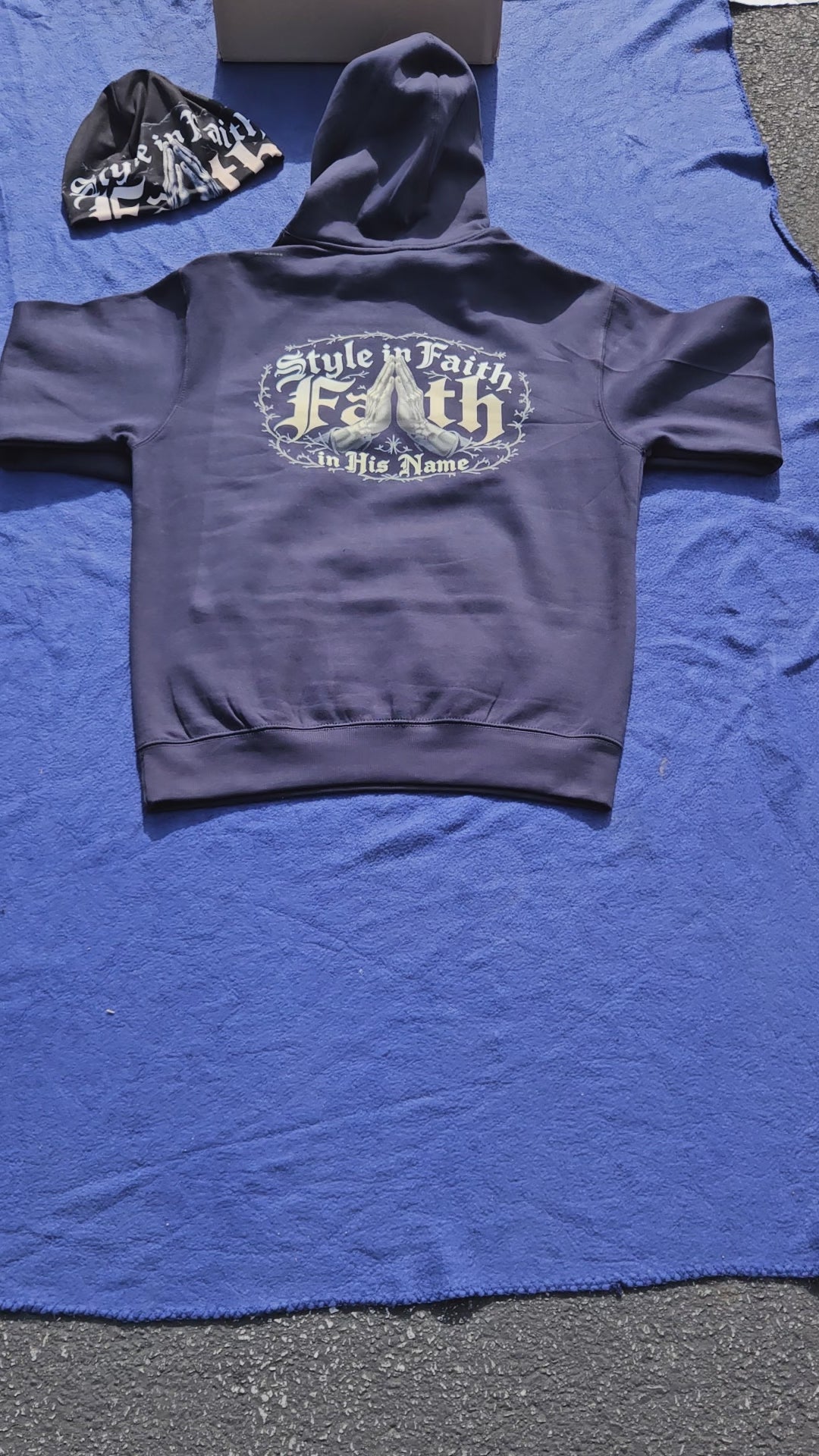 Load video: 👑 THE &quot;STYLE IN FAITH&quot; DESIGNER HOODIE SET 🥶