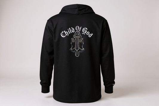LiveLifeExotic "Child of God" Unisex Long Sleeve Hooded Shirt