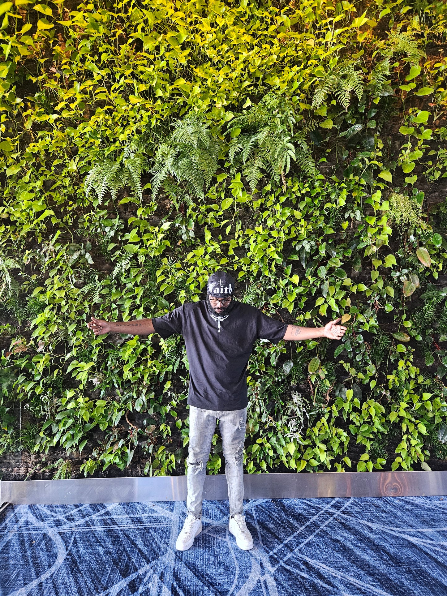 reversible Unisex Knit Beanie Hat - "Have Faith" Graphic Streetwear Headwear