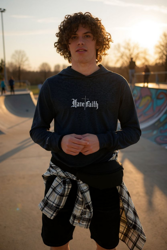 LiveLifeExotic "Child of God" Unisex Long Sleeve Hooded Shirt