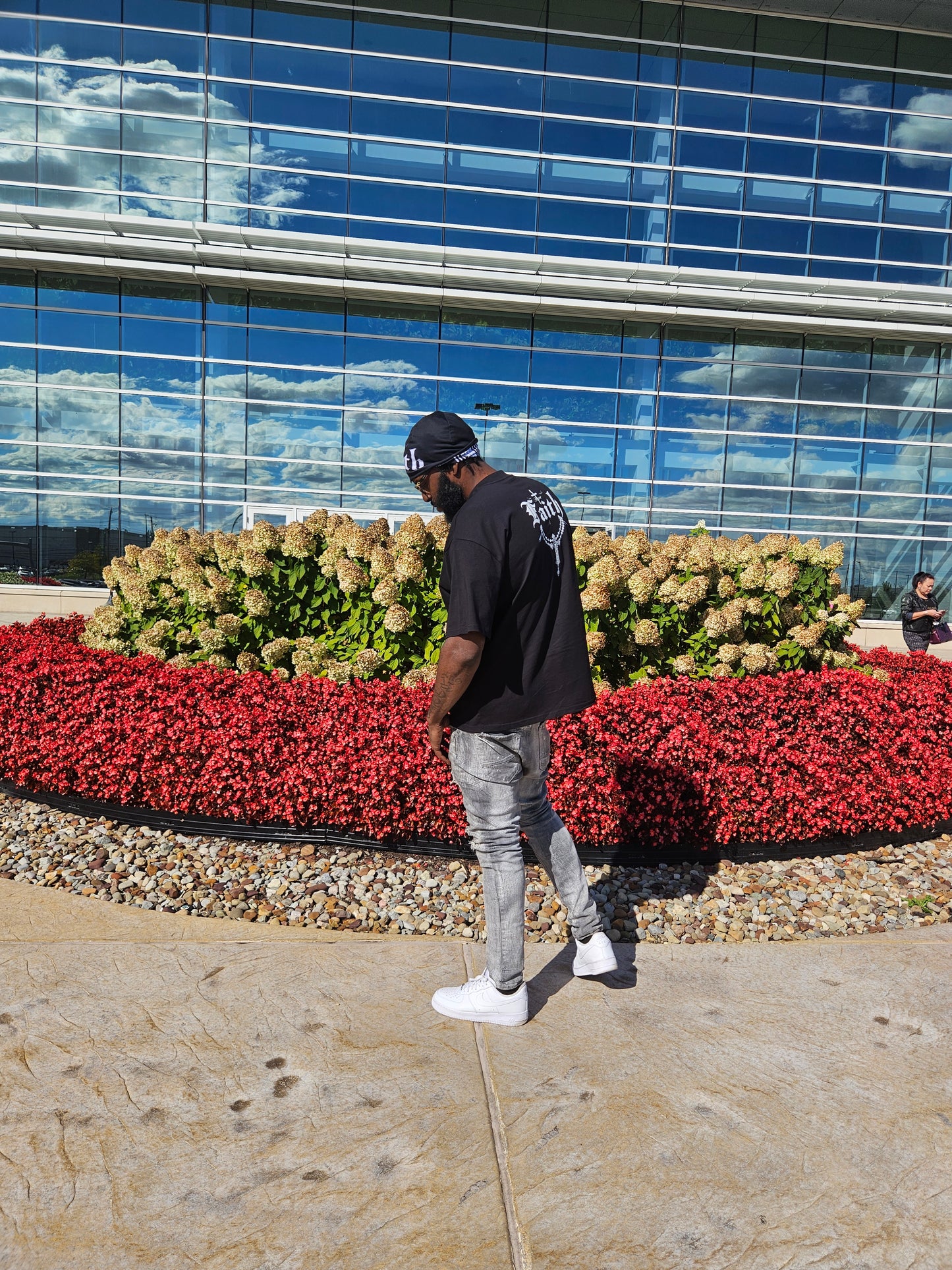 HSCG Designer Oversized Unisex Designer T-Shirt - Rosary Graphic Cotton Tee