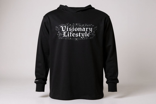LiveLifeExotic "Visionary Lifestyle" Hooded Long-Sleeve T-Shirt