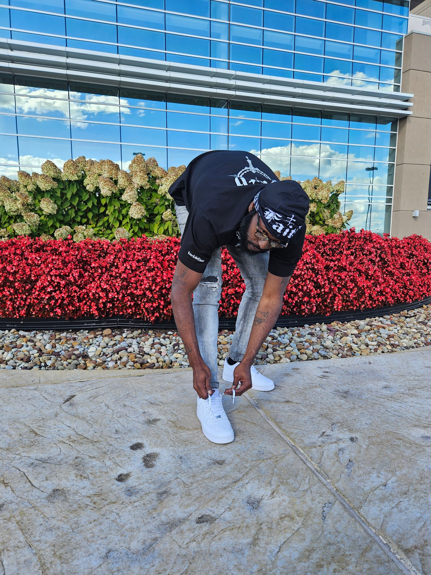 HSCG Designer Oversized Unisex Designer T-Shirt - Rosary Graphic Cotton Tee