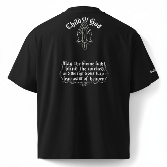 LiveLifeExotic "All Mighty God" Oversized unisex T-Shirt - Premium Organic Cotton