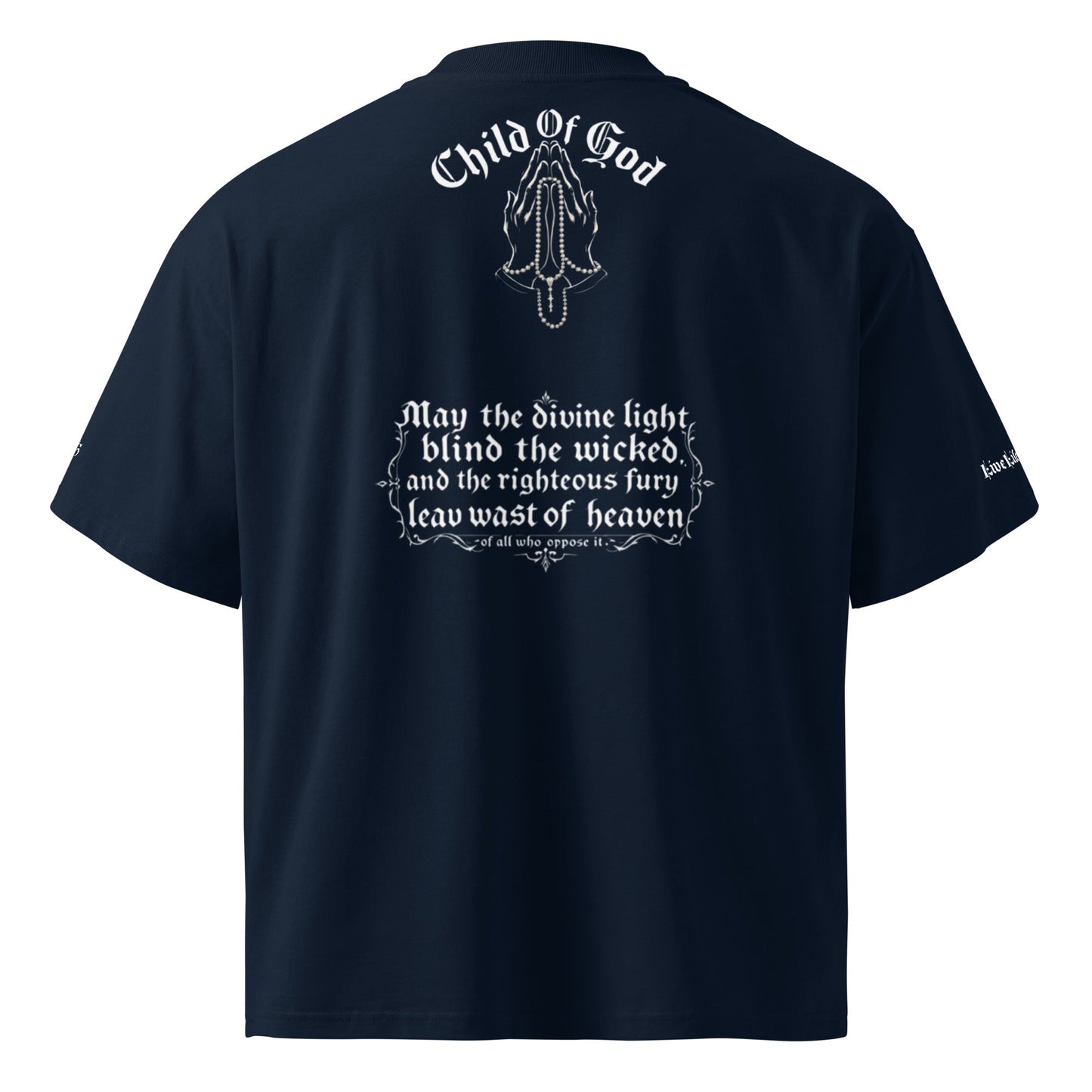 LiveLifeExotic "All Mighty God" Oversized unisex T-Shirt - Premium Organic Cotton
